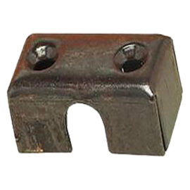 Incontro rettangolare art.231 ir acciaio bronzato Aldeghi luigi