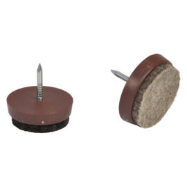 Scivoli per mobili con feltrino mm 30 - colore marrone Senza marca