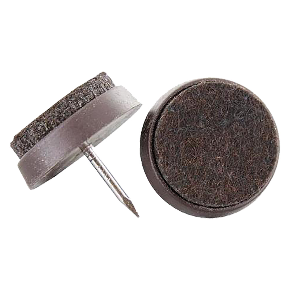 Scivoli per mobili con feltrino mm 24 – colore marrone Senza marca