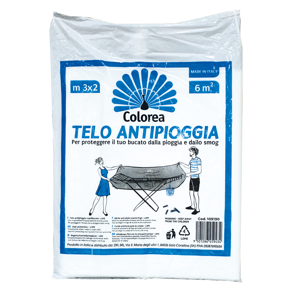 Telo copribiancheria mt. 3 x 2 Senza marca
