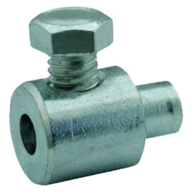 Morsetto vite laterale ø totale 10 - vite m5 - foro 4 Senza marca