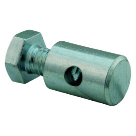 Morsetto vite in testa ø totale 10 - vite m6 - foro 3,5 Senza marca