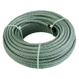 Fune acciaio inox '316' mm 6 x rt. 25 mt Senza marca