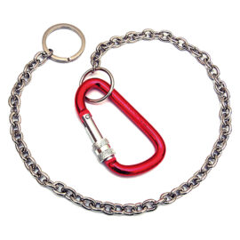 Moschettone con catena tipo grande c/catena cm 45 Senza marca