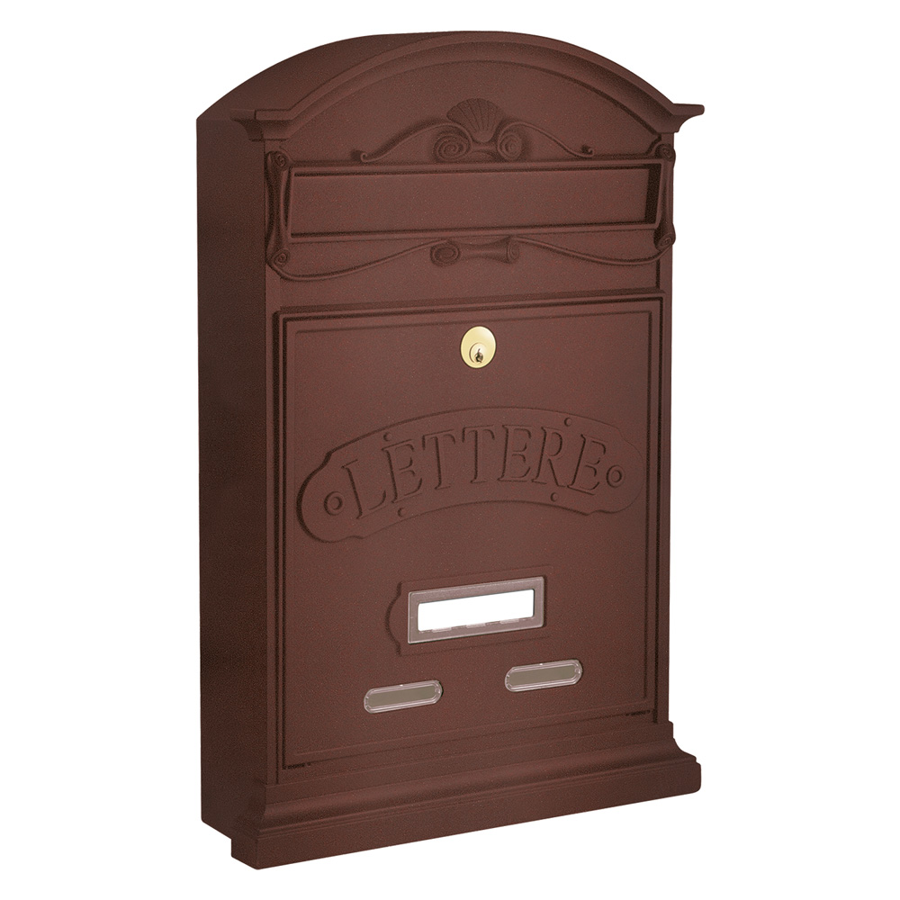 Cassetta postale serie ‘lettere’ ruggine Alubox