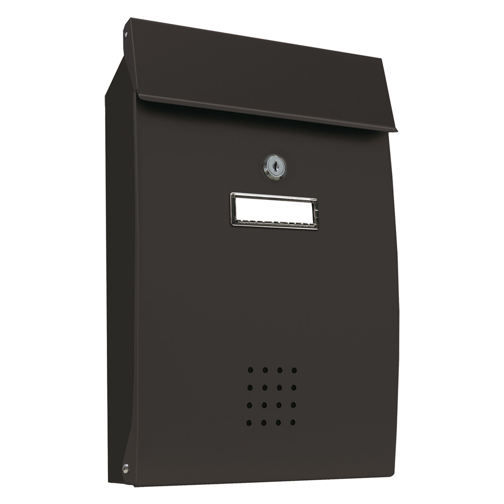 Cassetta postale porta rivista serie ‘pechino’ lamiera zincata – vern.grigio ghisa Alubox