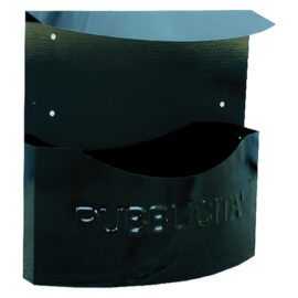 Cassetta portapubblicita' cm 36 x 8,5 x h 37 Mille