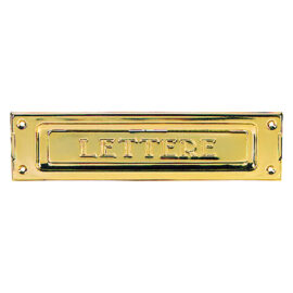 Buca per lettere in ottone lucido Senza marca