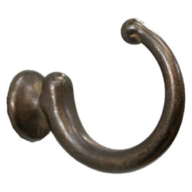 Gancio per tenda grande mm 40 x 15 - cromato Biennebi