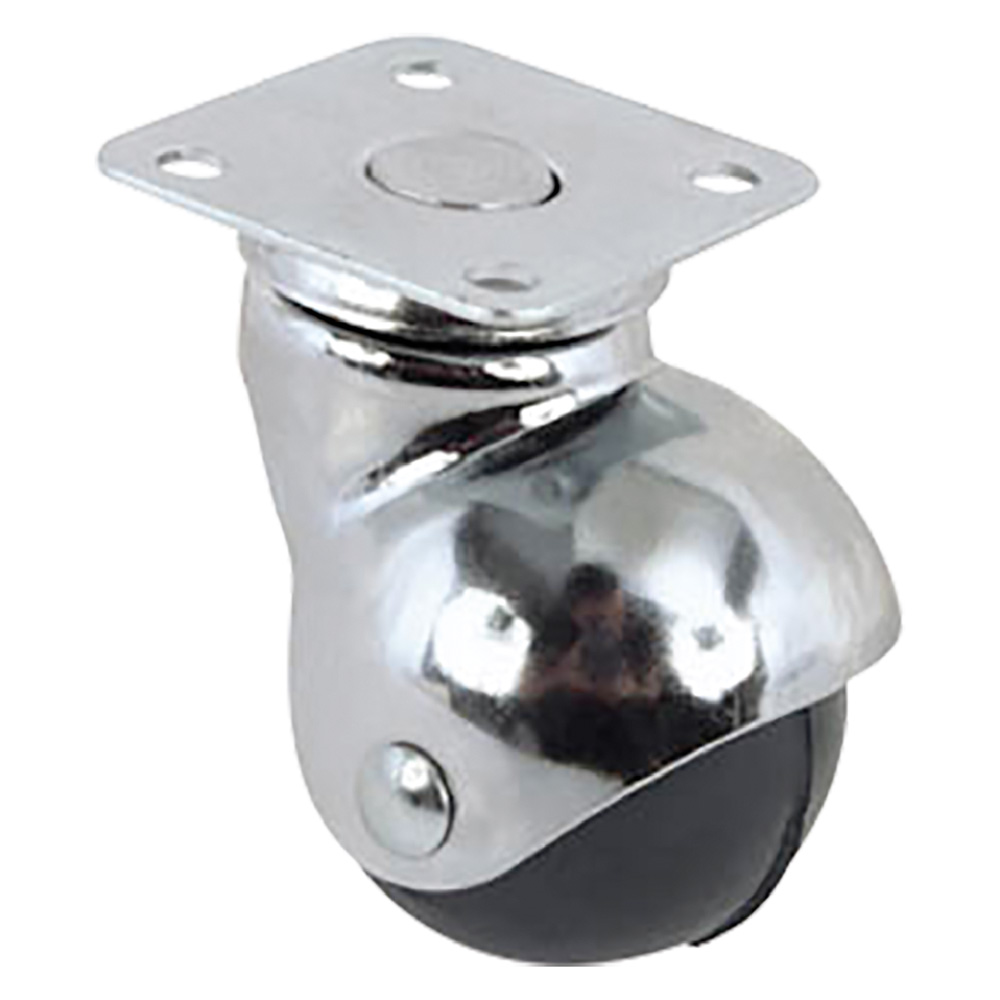 Ruota per mobili art.165 ø 30 piastra mm 40 x 40 Avo