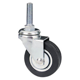 Ruota per mobili art. 160/b ø 60 - perno mm 10 x 20 - nera Avo