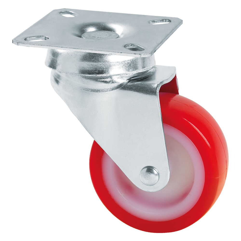 Ruota per mobili art. 235 ø 40 – piastra mm 40 x 40 Avo