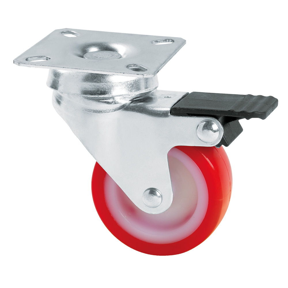 Ruota per mobili art. 235/bis ø 40 – piastra mm 40 x 40 Avo