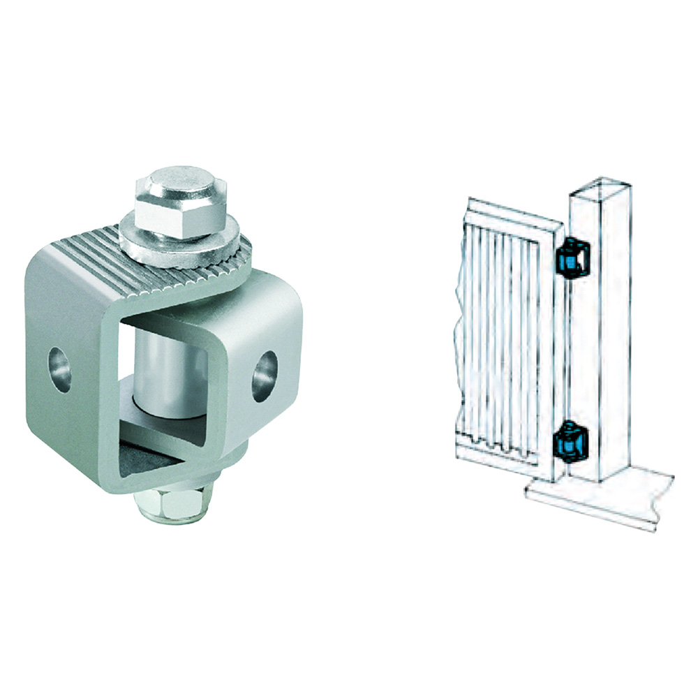 Cerniera regolabile art.100 grande mm 62 x h.95 Comunello