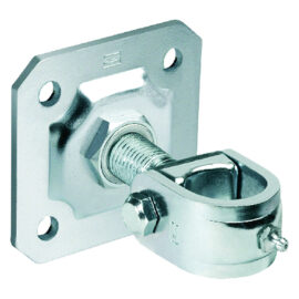 Cardine regolabile  a fascetta art.186 m 18 - Ø 30 (piastra 100 x 100 mm) Comunello