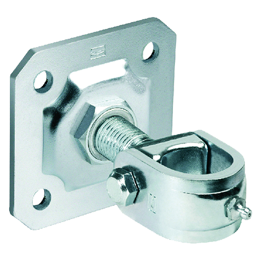 Cardine regolabile  a fascetta art.186 m 18 – Ø 30 (piastra 100 x 100 mm) Comunello