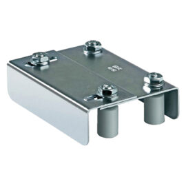 Supporto guida superiore a 4 olive art.255 olive Ø 40 mm - regolaz. 62/85 mm Comunello