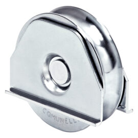 Ruota per cancelli gola semitonda art.332 ø 100 Comunello