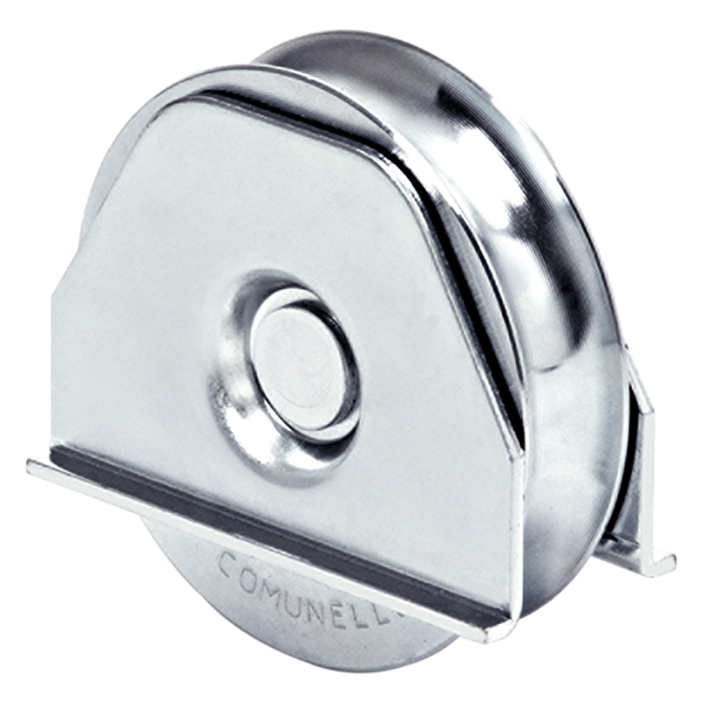 Ruota per cancelli gola semitonda art.332 ø 100 Comunello