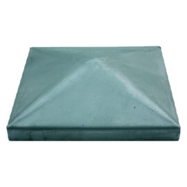 Copripilastro a saldare 'quadro' cm  8 x 8 Ibfm