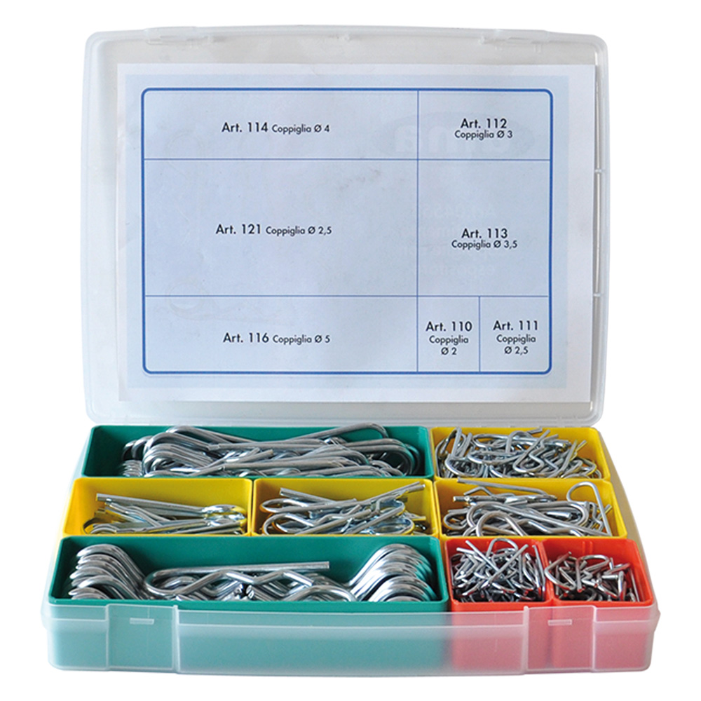 Assortimento coppiglie tot. 330 pz Senza marca