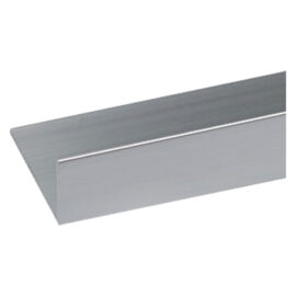 Profilo per fai da te angolare tipo 'l' mm 20 x 10 x 1 - mt 2 arg.brillante Uniko