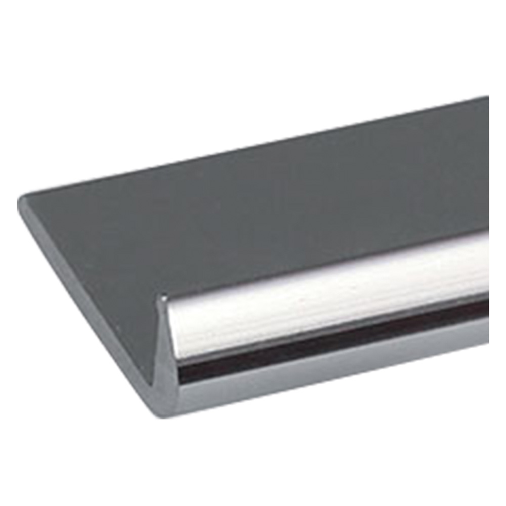 Profilo per fai da te tipo ‘unghietta’ mm 18 x 1 – mt 2 argento brillante Uniko