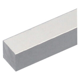 Profilo per fai da te quadro pieno mm 10 x  10 - mt 2 col.argento Uniko
