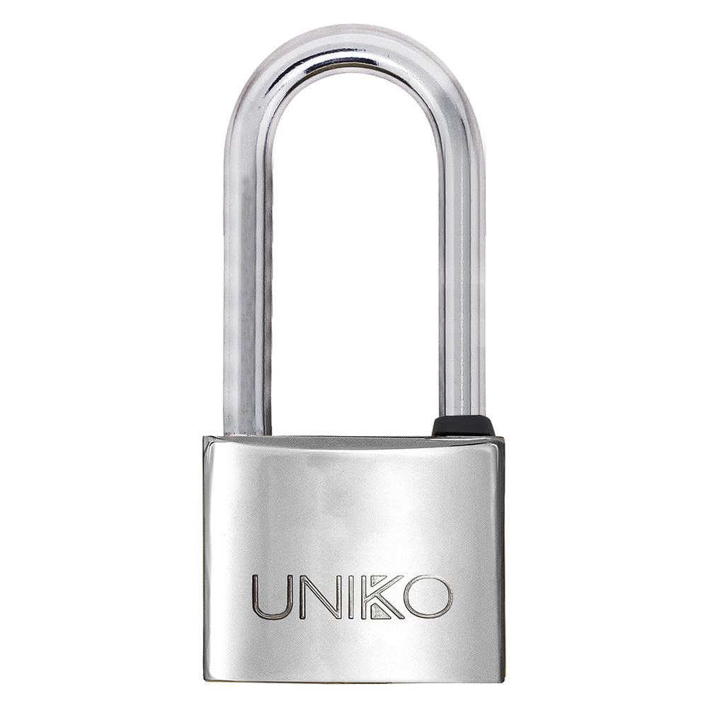 Lucchetto marino arco lungo mm 40 – blister 1 pz (chiave ul058) Uniko