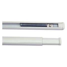 Scorritenda tipo 'piatty' cm 39 > 60 - colore bianco Senza marca