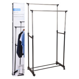 Appendiabito doppio 'dubbel' cm 80 x 42 x h 90>160 - nero Senza marca