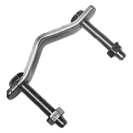 Staffa di fissaggio per palo parabola ancoraggio palo 40 > 80 mm Senza marca