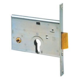 Serratura da infilare per alluminio art. 44145 e58 front.mm 16 / inter.mm 48 Cisa