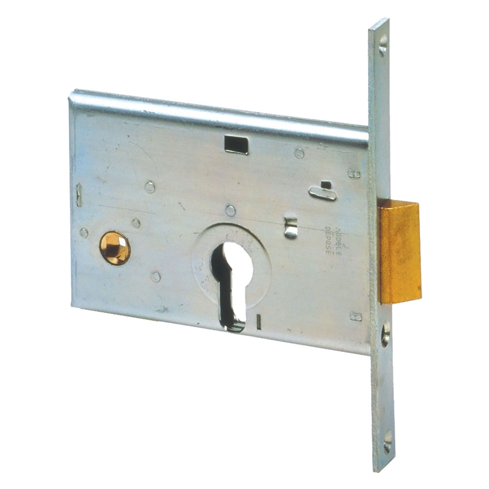 Serratura da infilare per alluminio art. 44145 e58 front.mm 16 / inter.mm 48 Cisa