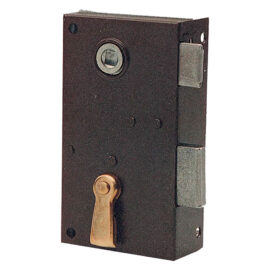 Serratura verticale da applicare art. 185 e 45 - lunghezza mm 70 dx Bonaiti