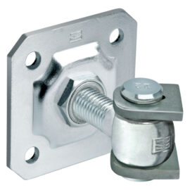 Cardine con ali e piastra art. 163 m 18 - portata 125 kg Comunello