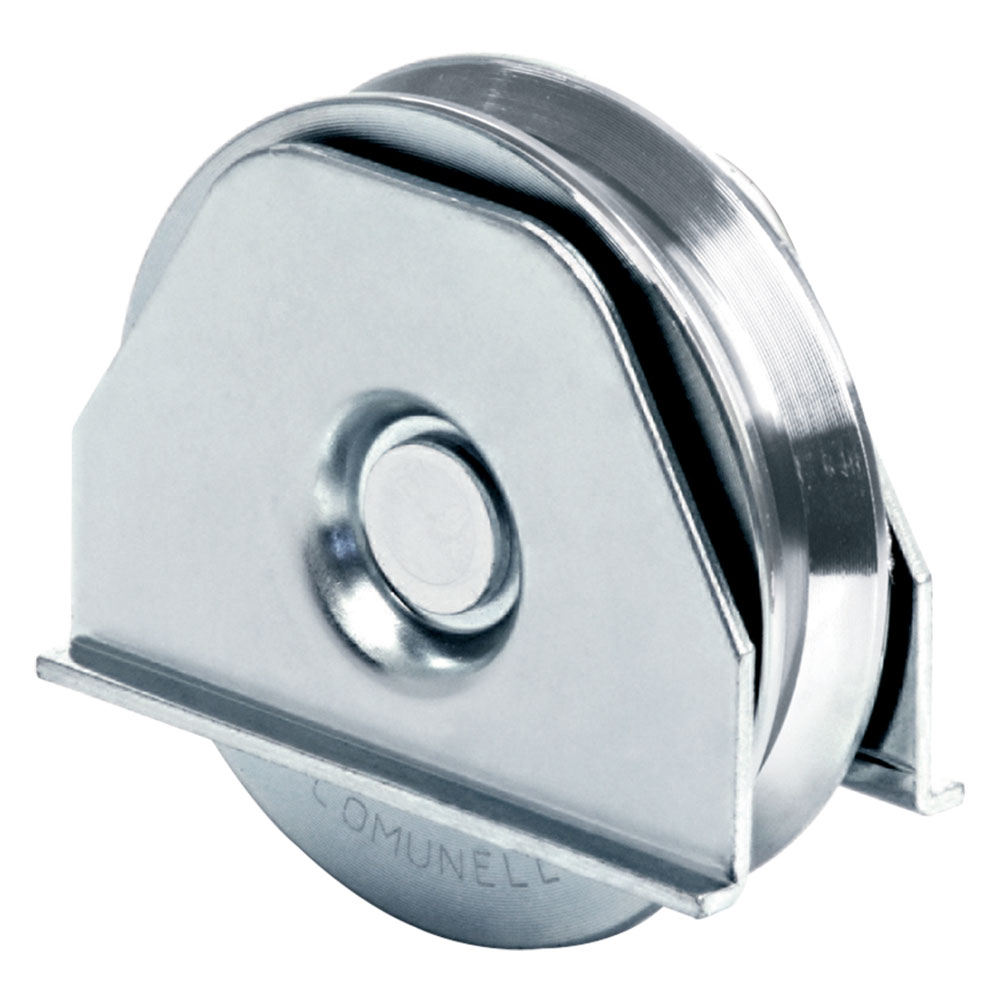 Ruota per cancelli gola a ‘y’ art. 330y    Ø 117 – portata 220 kg Comunello