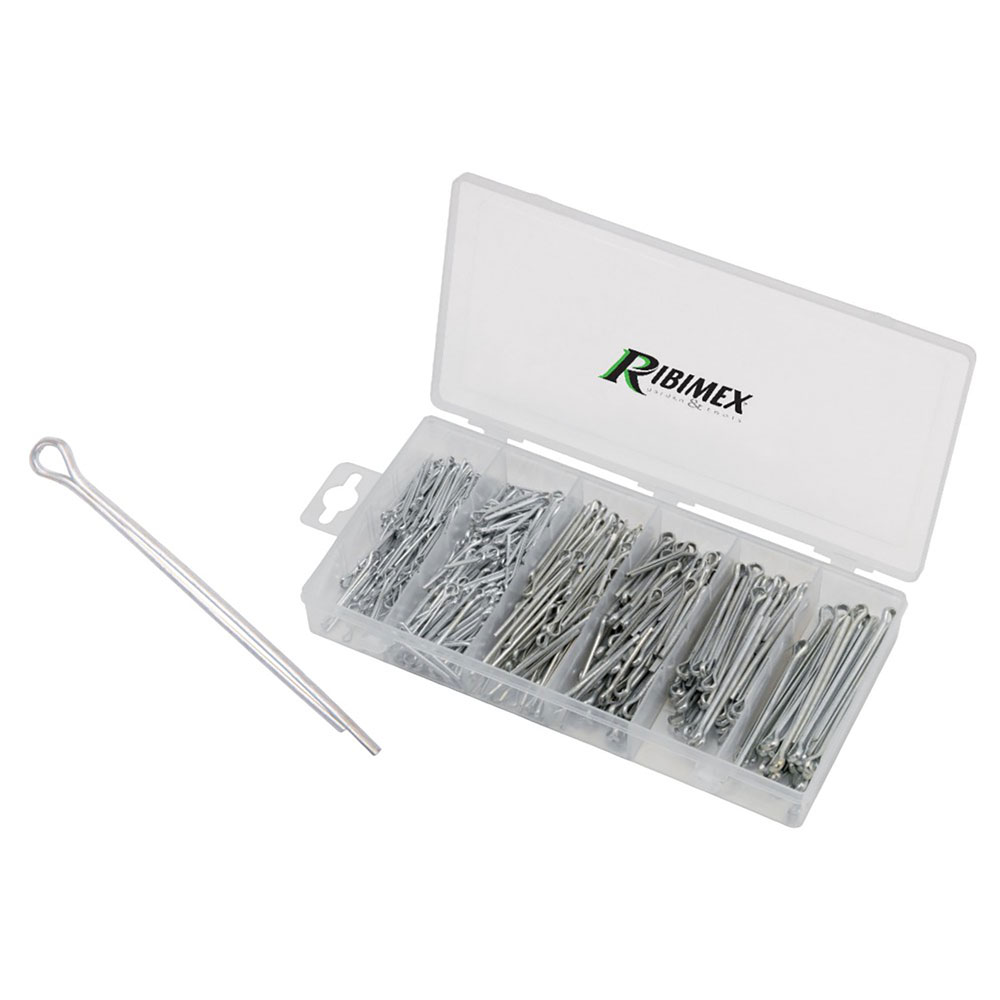 Coppiglie zincate in cassetta 555 pezzi Senza marca