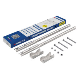 Stendibiancheria fisso per balcone verniciato antracite Senza marca