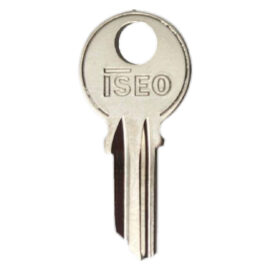 Chiave ottone nichelato '020069' lunghezza 21,3 mm - 3 spine Iseo