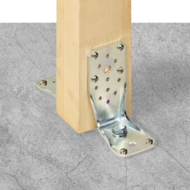 Giunzione ad angolo rinforzata art.764cr mm 65 x 88 x 450 Aldeghi luigi