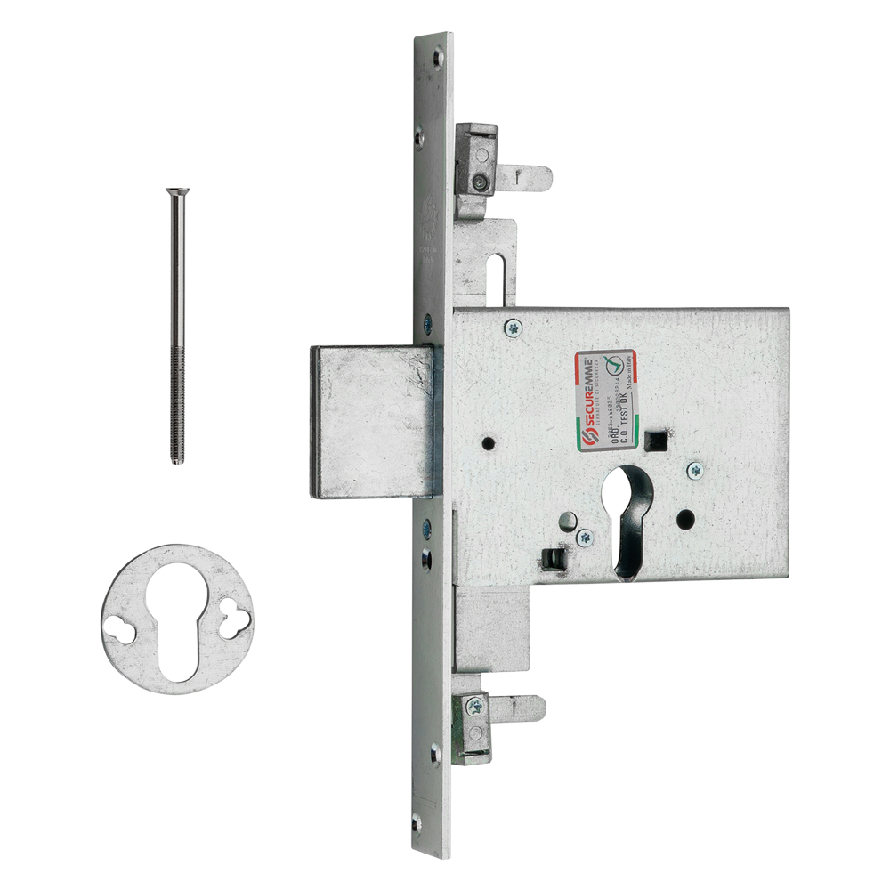 Serratura da infilare per fascia per ferro ‘2053’ e 60 – 3 mandate Securemme