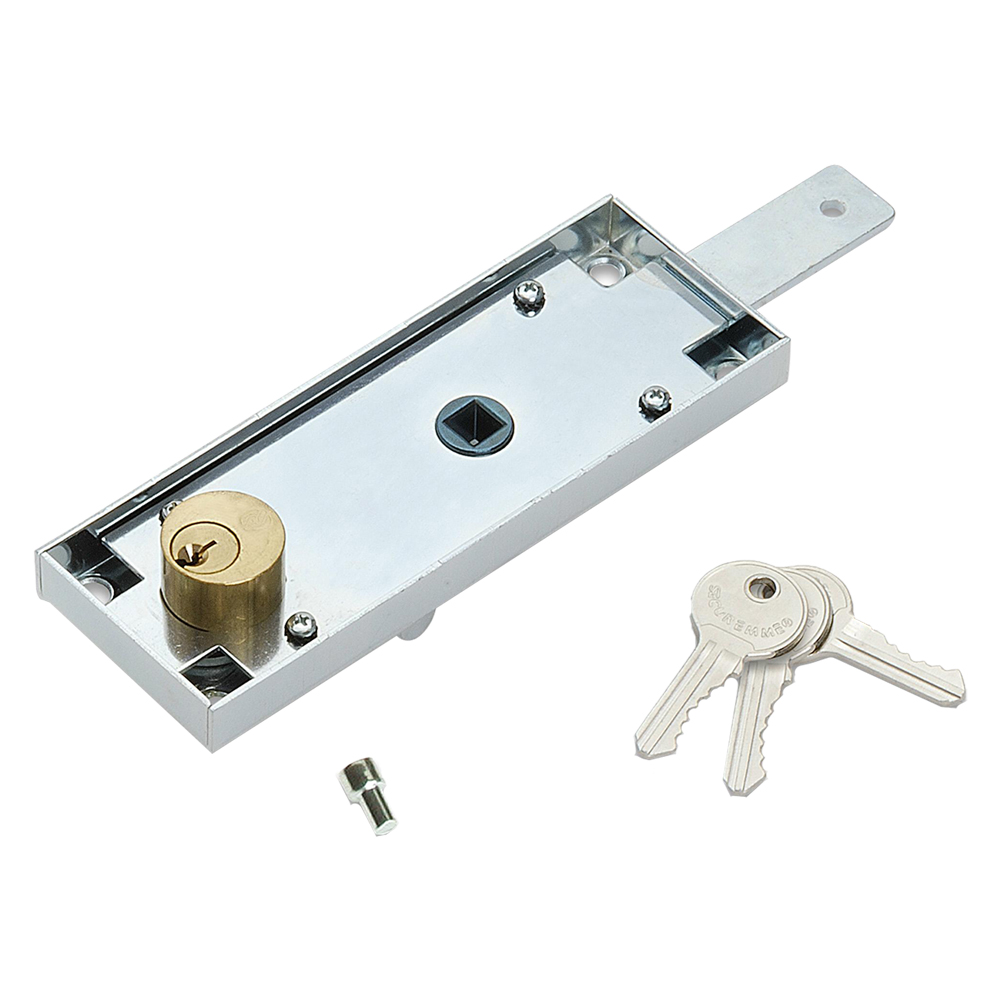 Serratura centrale per porta basculante ‘2290’ catenaccio diritto Securemme