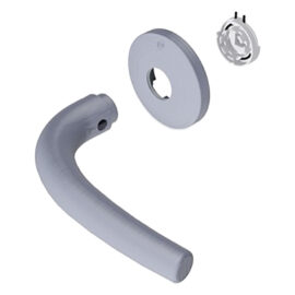 Maniglia porta blindata 'tiziana' bronzo Securemme