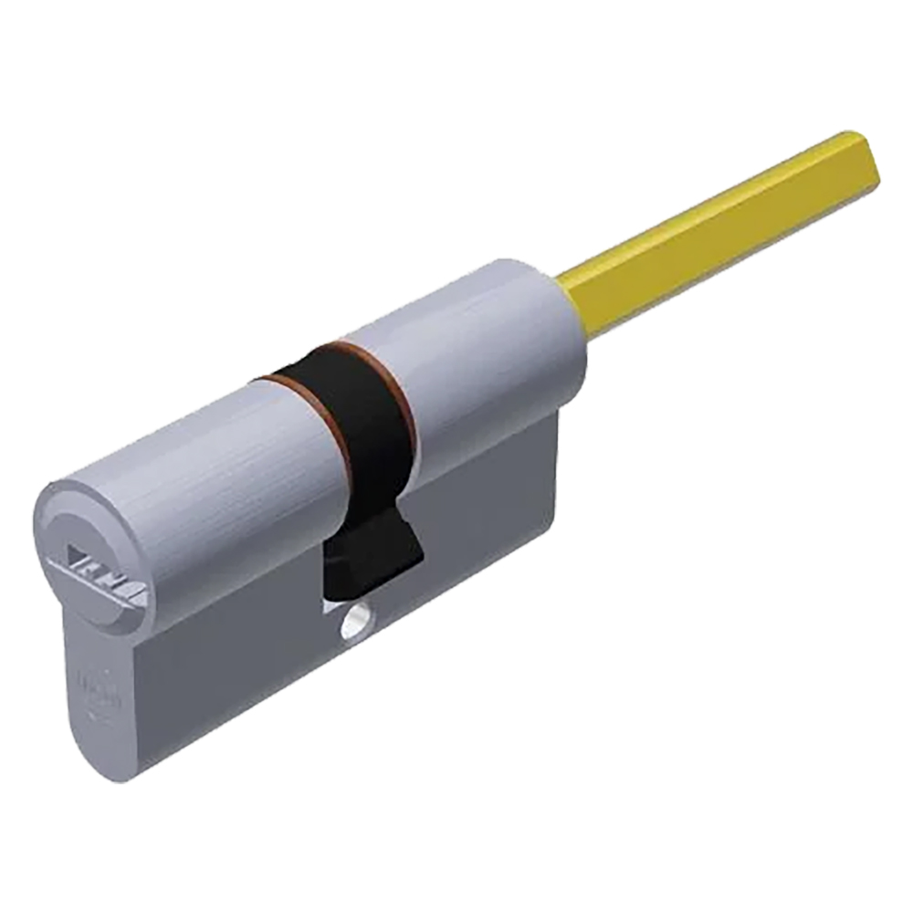 Cilindro profilato per pomolo serie ‘evo k1’ mm 25+10+25 = 60 (30+30) cromo satinato Securemme