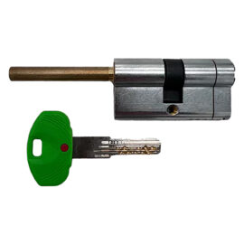 Cilindro profilato per pomolo serie 'evo k22' mm 26+10+36 = 72 (31+41) cromo satinato Securemme
