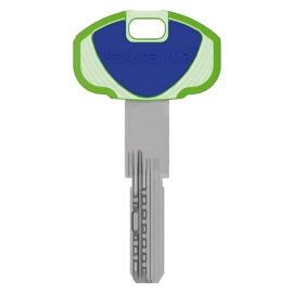 Chiave per cilindro serie 'evo k22' lunghezza 70,5 mm - testa 23,7 x 38 mm Securemme