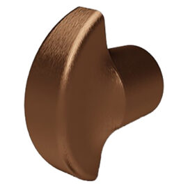 Pomolo mezzaluna per cilindro anodizzato bronzo Securemme