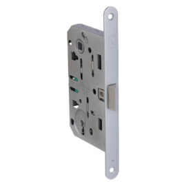 Serratura 'bitter ng new generation' bordo tondo - finitura cromo opaco e 50 Bonaiti