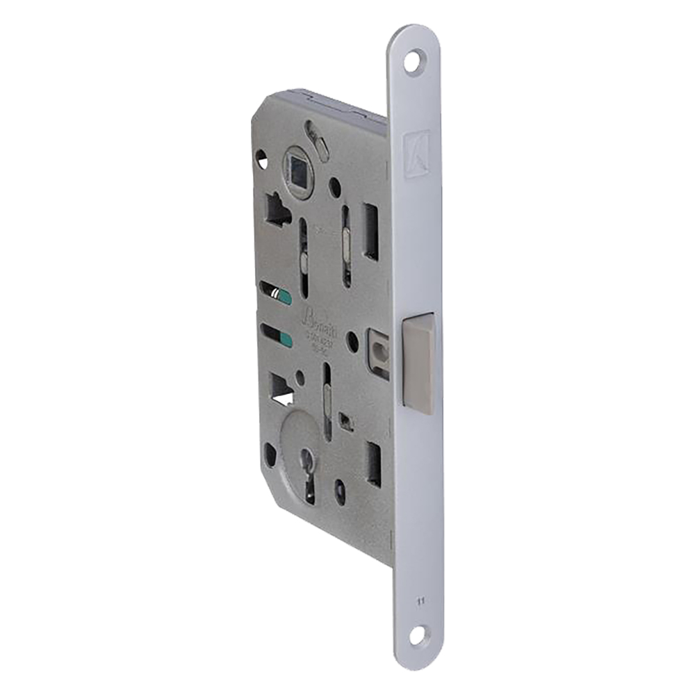 Serratura ‘bitter ng new generation’ bordo tondo – finitura cromo opaco e 50 Bonaiti